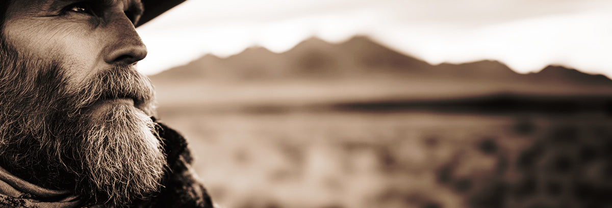 A picture of all five natural beard oils from wild west beard co.