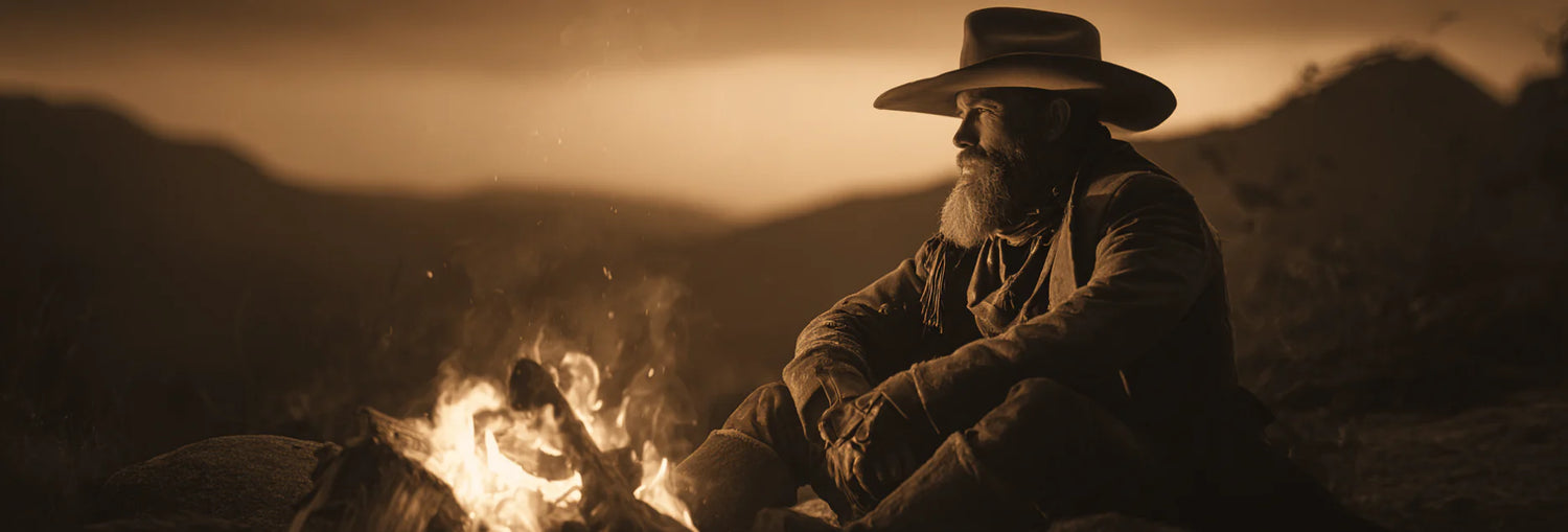 A picture of all three classic natural beard balms from wild west beard co.