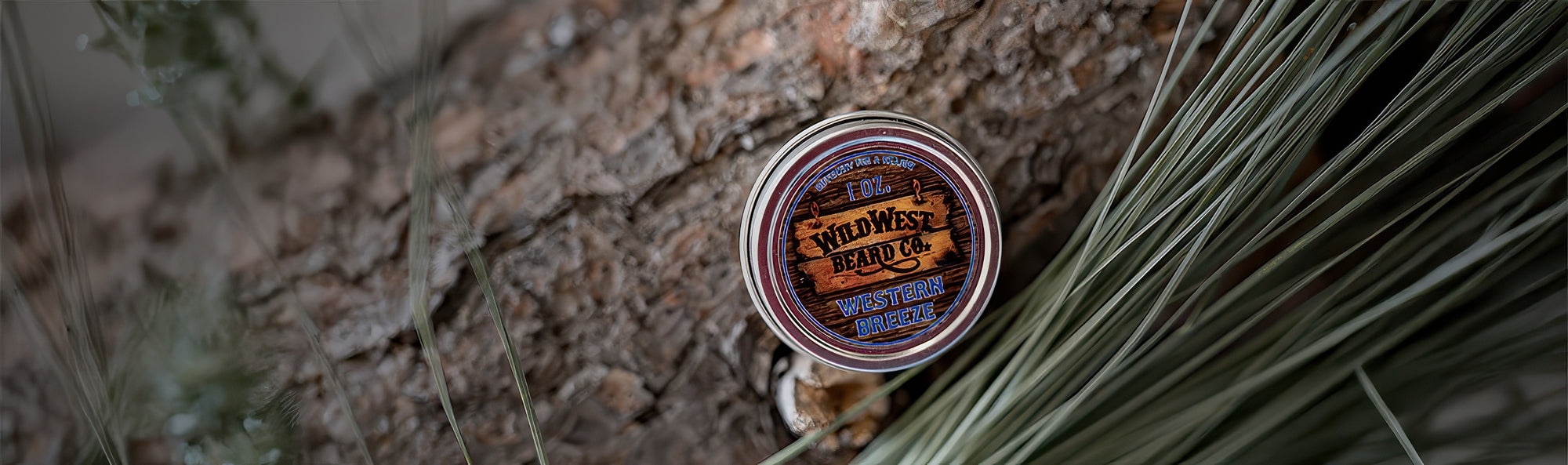 Metallic ring with a label on a textured surface