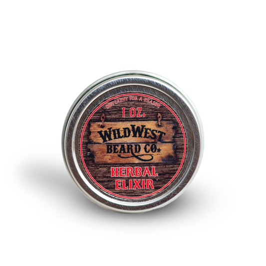 a picture of Herbal Elixir natural beard Balm