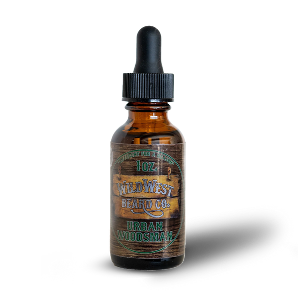 A picture of the Urban Woodsman Platinum Beard Oil 