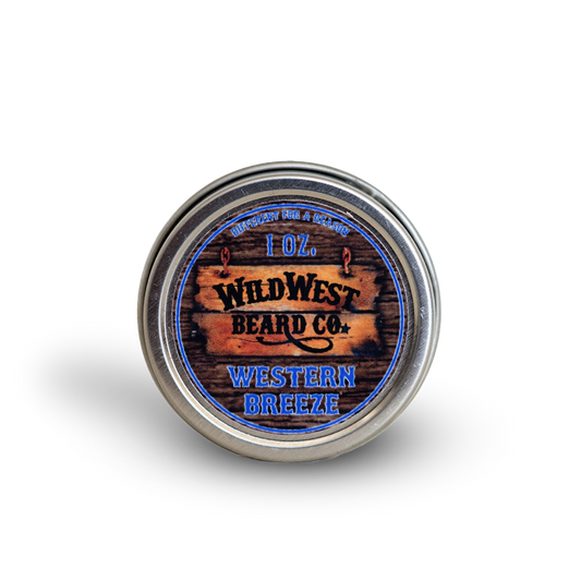 A picture of the Western Breeze natural beard balm