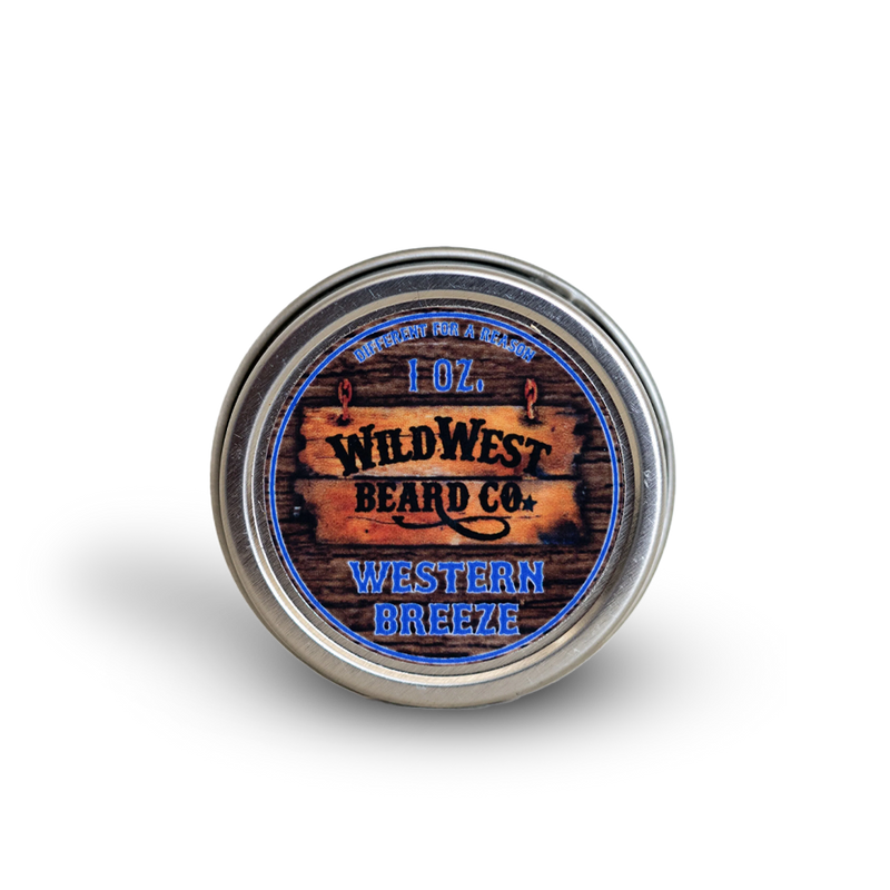 A picture of the Western Breeze natural beard balm