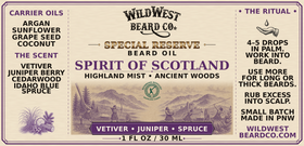Spirit of Scotland Special Reserve Beard Oil thumbnail 4